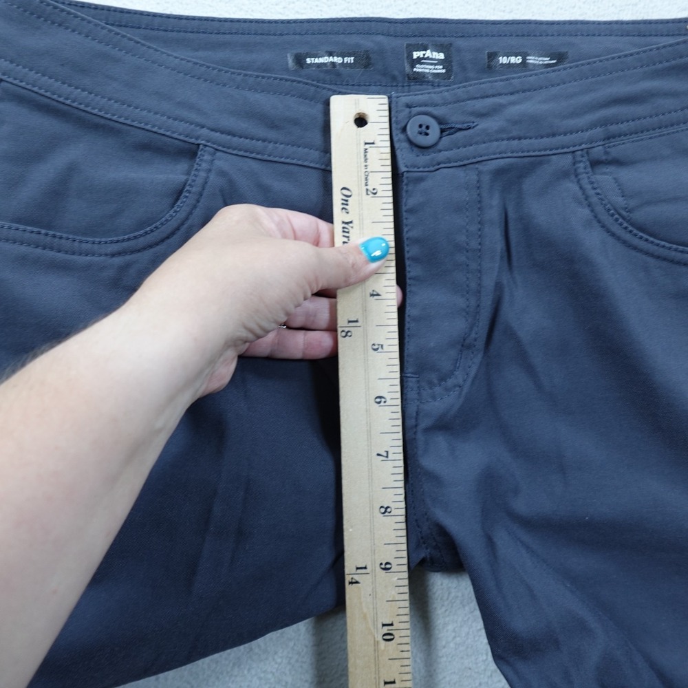 PrAna Halle Jogger II Pants Womens 10 Gray Standard Fit Hiking Camp Stretch - Picture 14 of 16